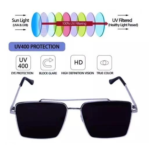 Sky Wing Square Latest Stylish UV Protected Sunglasses Unisex